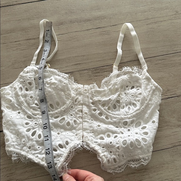 NWOT Anthropologie The Giselle Lace Bustier - Eyelet Edition size XS - Picture 11 of 11